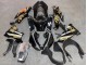 Großhandel Kawasaki ZX10R Motorrad Verkleidung 2021-2026 - Glanzendes Schwarz Gold Elf Schnee