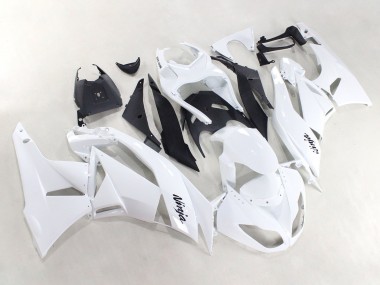 Großhandel Kawasaki ZX6R Motorrad Verkleidung 2009-2012 - Weiss Schwarz Ninja