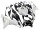Großhandel Kawasaki ZX6R Motorrad Verkleidung 2019-2022 - Weiss Schwarz Carbonfaser