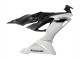 Großhandel Kawasaki ZX6R Motorrad Verkleidung 2019-2022 - Weiss Schwarz Carbonfaser