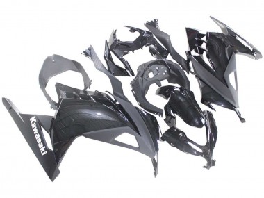 Großhandel Kawasaki EX300 Motorrad Verkleidung 2013-2024 - Glanzendes Schwarz