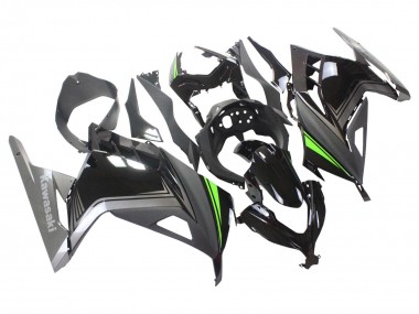 Großhandel Kawasaki EX300 Motorrad Verkleidung 2013-2024 - Glanzendes Schwarz Matt Schwarz Grun