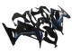 Großhandel Kawasaki EX300 Motorrad Verkleidung 2013-2024 - Glanzendes Schwarz Blau
