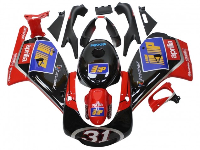 Großhandel Aprilia RS125 Motorrad Verkleidung 2000-2005 - Schwarz Rot Blau Silber 31