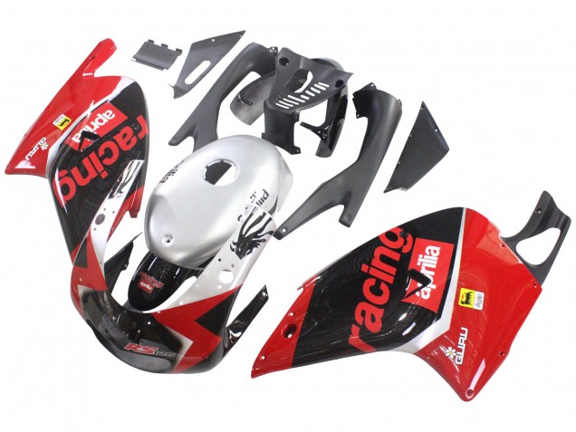 Großhandel Aprilia RS125 Motorrad Verkleidung 2000-2005 - Rot Schwarz Silber Rennen