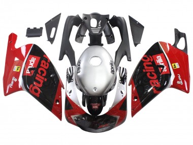 Großhandel Aprilia RS125 Motorrad Verkleidung 2000-2005 - Rot Schwarz Silber Rennen