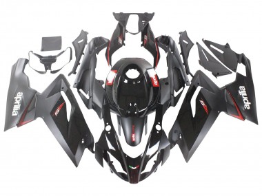Großhandel Aprilia RS125 Motorrad Verkleidung 2006-2011 - Glanzendes Schwarz Rot Weiss Aufkleber