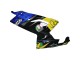 Großhandel Aprilia RS125 Motorrad Verkleidung 2006-2011 - Blau Gelb Schwarz Hai