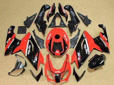 Großhandel Aprilia RS125 Motorrad Verkleidung 2006-2011 - Rot Glanzendes Schwarz Weiss