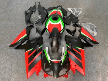Großhandel Aprilia RS125 Motorrad Verkleidung 2006-2011 - Matt Schwarz Rot Grun Weiss