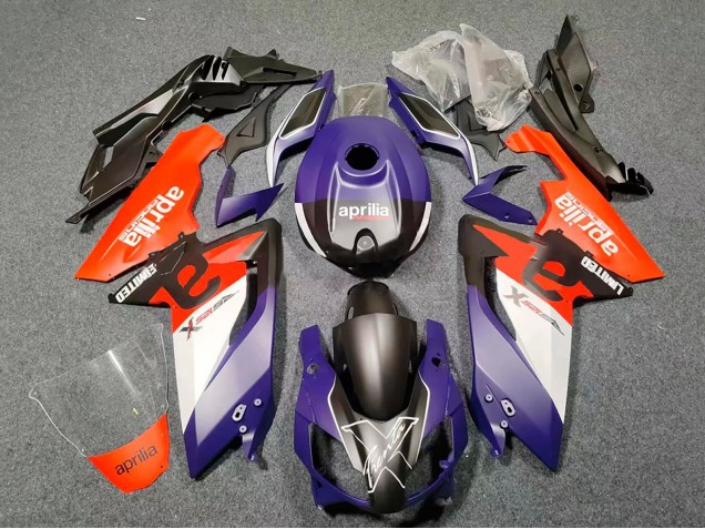 Großhandel Aprilia RS125 Motorrad Verkleidung 2006-2011 - Dunkel Lila Rot Schwarz Weiss