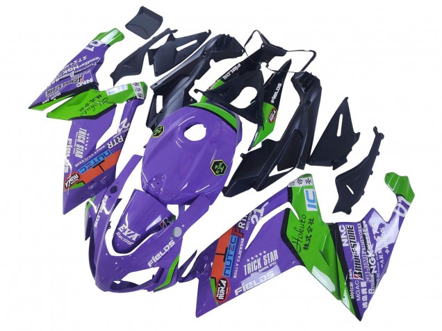 Großhandel Aprilia RS125 Motorrad Verkleidung 2006-2011 - Lila Grun Rot