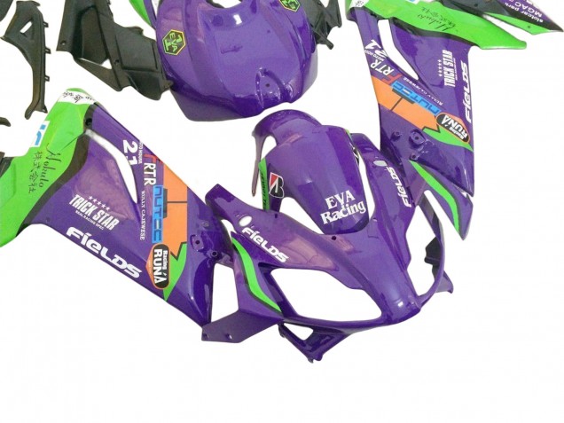 Großhandel Aprilia RS125 Motorrad Verkleidung 2006-2011 - Lila Grun Rot