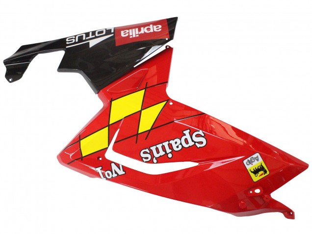 Großhandel Aprilia RS125 Motorrad Verkleidung 2006-2011 - Rot Weiss Gelb Schwarz