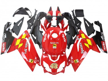 Großhandel Aprilia RS125 Motorrad Verkleidung 2006-2011 - Rot Weiss Gelb Schwarz