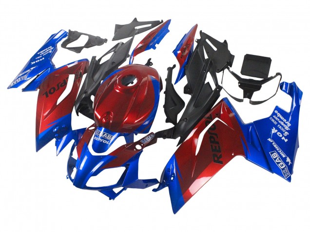 Großhandel Aprilia RS125 Motorrad Verkleidung 2006-2011 - Blau Rot