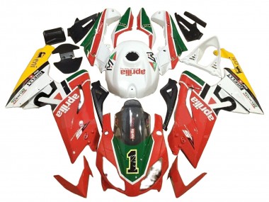 Großhandel Aprilia RS125 Motorrad Verkleidung 2006-2011 - Weiss Rot Grun