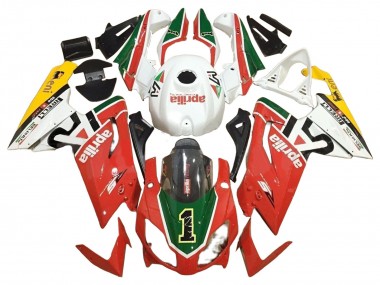 Großhandel Aprilia RS125 Motorrad Verkleidung 2006-2011 - Weiss Rot Grun