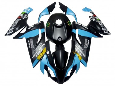 Großhandel Aprilia RS125 Motorrad Verkleidung 2006-2011 - Hellblau Schwarz Gelb