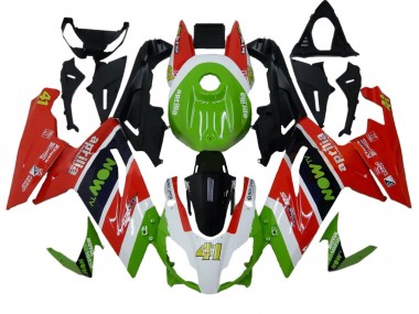 Großhandel Aprilia RS125 Motorrad Verkleidung 2006-2011 - Grun Weiss Rot Schwarz