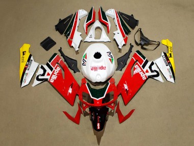Großhandel Aprilia RS125 Motorrad Verkleidung 2006-2011 - Rot Weiss Schwarz Gelb