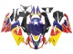 Großhandel Aprilia RS125 Motorrad Verkleidung 2006-2011 - Gelb Dunkel Blau Red Bull
