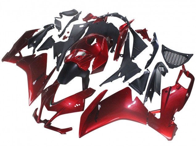 Großhandel Aprilia RS4 50 125 Motorrad Verkleidung 2012-2018 - Rot Matt Schwarz