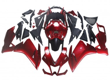 Großhandel Aprilia RS4 50 125 Motorrad Verkleidung 2012-2018 - Rot Matt Schwarz