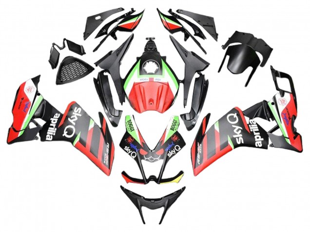 Großhandel Aprilia RS4 50 125 Motorrad Verkleidung 2012-2018 - Rot Grun Schwarz