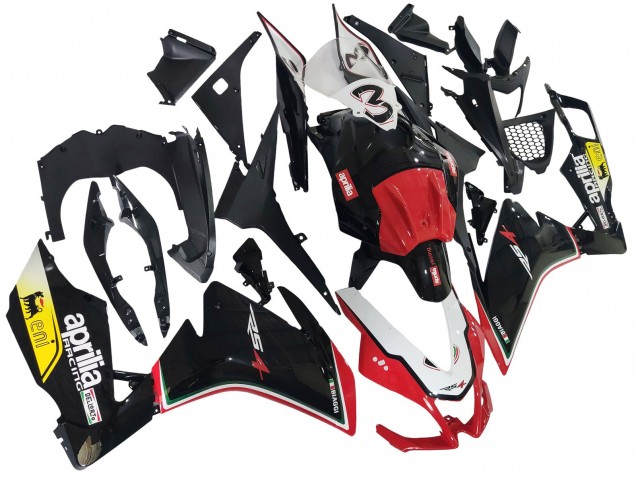 Großhandel Aprilia RS4 50 125 Motorrad Verkleidung 2012-2018 - Weiss Rot Gelb Glanzendes Schwarz
