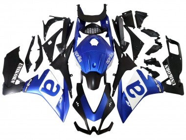 Großhandel Aprilia RS4 50 125 Motorrad Verkleidung 2012-2018 - Blau Weiss Matt Schwarz