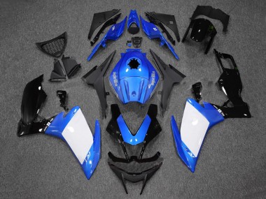 Großhandel Aprilia RS4 50 125 Motorrad Verkleidung 2012-2018 - Blau Weiss Glanzendes Schwarz