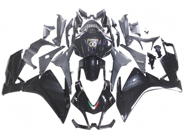 Großhandel Aprilia RS4 50 125 Motorrad Verkleidung 2012-2018 - Glanzendes Schwarz