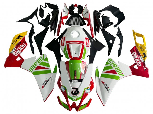 Großhandel Aprilia RS4 50 125 Motorrad Verkleidung 2012-2018 - Weiss Rot Grun Gelb Alitalia