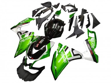 Großhandel Aprilia RS4 50 125 Motorrad Verkleidung 2012-2018 - Weiss Grun Glanzendes Schwarz
