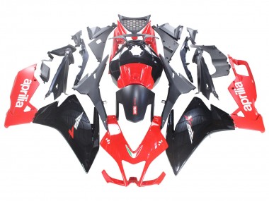 Großhandel Aprilia RS4 50 125 Motorrad Verkleidung 2012-2018 - Rot Glanzendes Schwarz