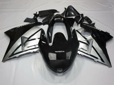 Großhandel Honda CBR1100XX Blackbird Motorrad Verkleidung 1996-2007 - Silber Glanzendes Schwarz