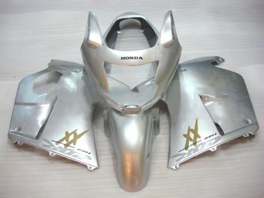 Großhandel Honda CBR1100XX Blackbird Motorrad Verkleidung 1996-2007 - Silber Gold