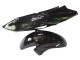 Großhandel Honda CBR1100XX Blackbird Motorrad Verkleidung 1996-2007 - Glanzendes Schwarz Grun Flamme