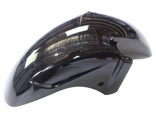 Großhandel Honda CBR1100XX Blackbird Motorrad Verkleidung 1996-2007 - Glanzendes Schwarz Grun Flamme