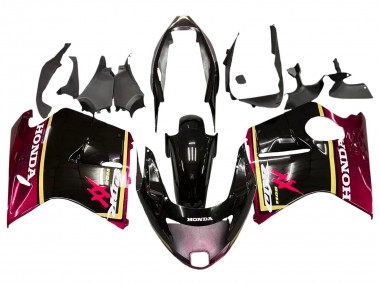 Großhandel Honda CBR1100XX Blackbird Motorrad Verkleidung 1996-2007 - Glanzendes Schwarz Rot Gelb