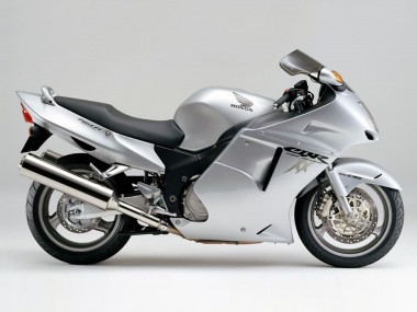Großhandel Honda CBR1100XX Blackbird Motorrad Verkleidung 1996-2007 - Silber Grau