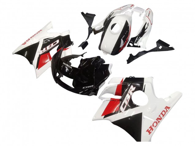 Großhandel Honda CBR600 F2 Motorrad Verkleidung 1991-1994 - Weiss Rot Glanzendes Schwarz