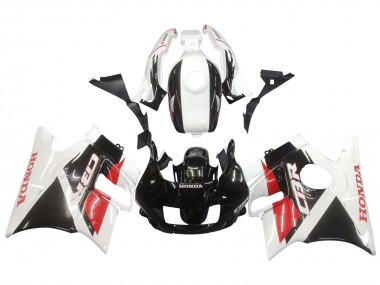 Großhandel Honda CBR600 F2 Motorrad Verkleidung 1991-1994 - Weiss Rot Glanzendes Schwarz
