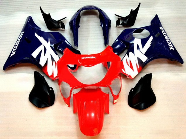 Großhandel Honda CBR600 F4 Motorrad Verkleidung 1999-2000 - Rot Dunkel Blau Lila