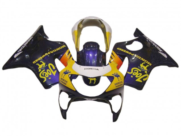 Großhandel Honda CBR600 F4 Motorrad Verkleidung 1999-2000 - Weiss Gelb Glanzendes Schwarz Joes