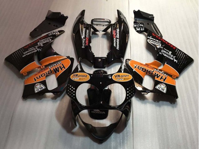 Großhandel Honda CBR900RR 893 Motorrad Verkleidung 1992-1993 - Glanzendes Schwarz Orange Hm Plant