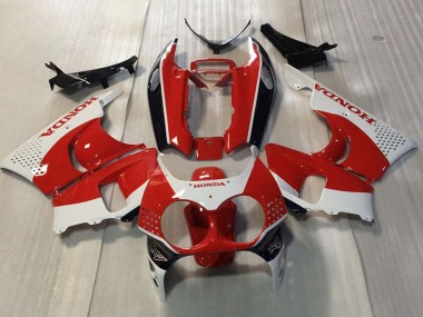 Großhandel Honda CBR900RR 893 Motorrad Verkleidung 1992-1993 - Weiss Rot Glanzendes Schwarz