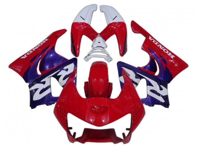 Großhandel Honda CBR900RR 919 Motorrad Verkleidung 1998-1999 - Weiss Rot Blau