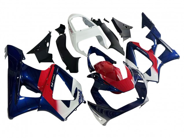 Großhandel Honda CBR900RR 929 Motorrad Verkleidung 2000-2001 - Weiss Rot Blau
